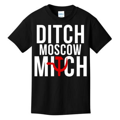 Ditch Moscow Mitch Traitor Kids T-Shirt