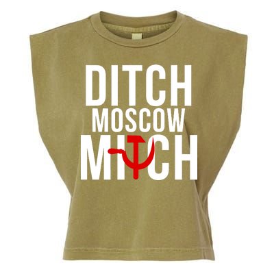 Ditch Moscow Mitch Traitor Garment-Dyed Women's Muscle Tee