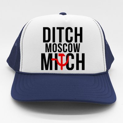 Ditch Moscow Mitch Traitor Trucker Hat