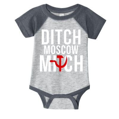 Ditch Moscow Mitch Traitor Infant Baby Jersey Bodysuit