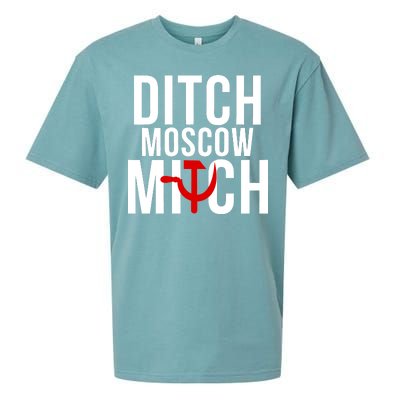 Ditch Moscow Mitch Traitor Sueded Cloud Jersey T-Shirt