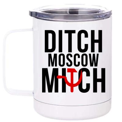 Ditch Moscow Mitch Traitor 12 oz Stainless Steel Tumbler Cup