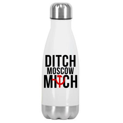 Ditch Moscow Mitch Traitor Stainless Steel Insulated Water Bottle