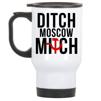 Ditch Moscow Mitch Traitor Stainless Steel Travel Mug