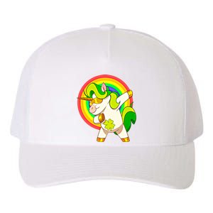 Dabbing Irish Unicorn Cool Gift St Patricks Day Lepricorn Funny Gift Yupoong Adult 5-Panel Trucker Hat