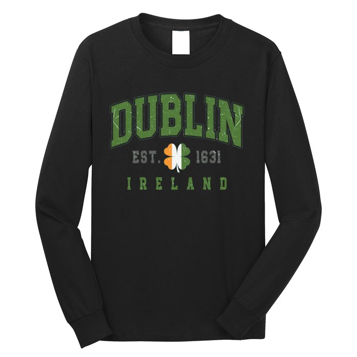 Dublin Ireland Vintage Est 1631 Long Sleeve Shirt