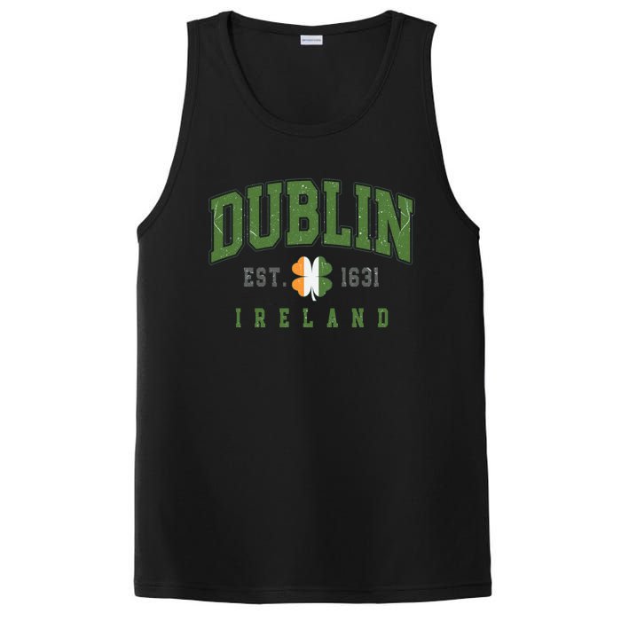 Dublin Ireland Vintage Est 1631 PosiCharge Competitor Tank