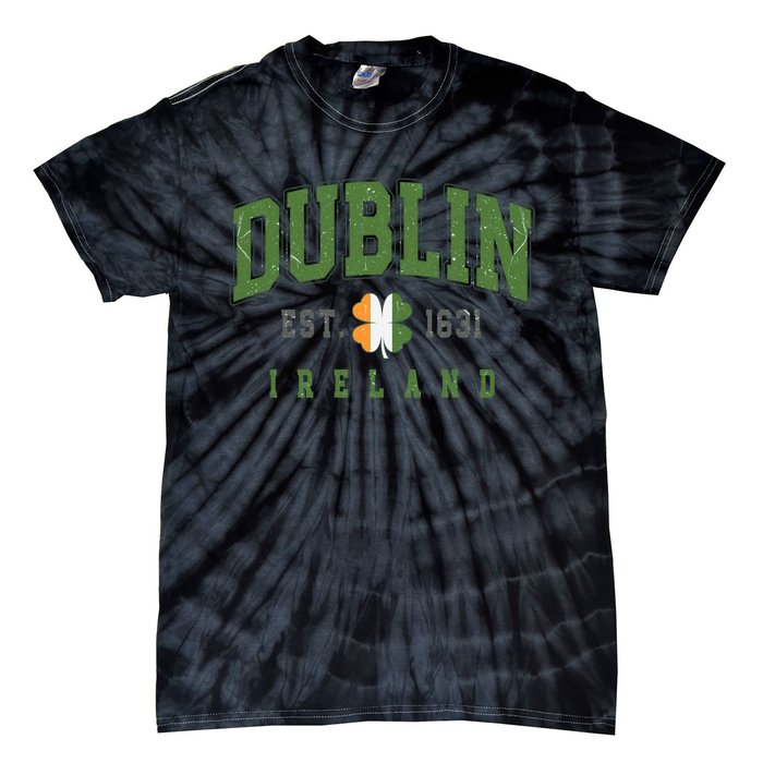 Dublin Ireland Vintage Est 1631 Tie-Dye T-Shirt