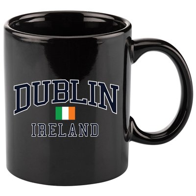 Dublin Ireland Vintage Style Funny Gift 11oz C Handle Ceramic Mug