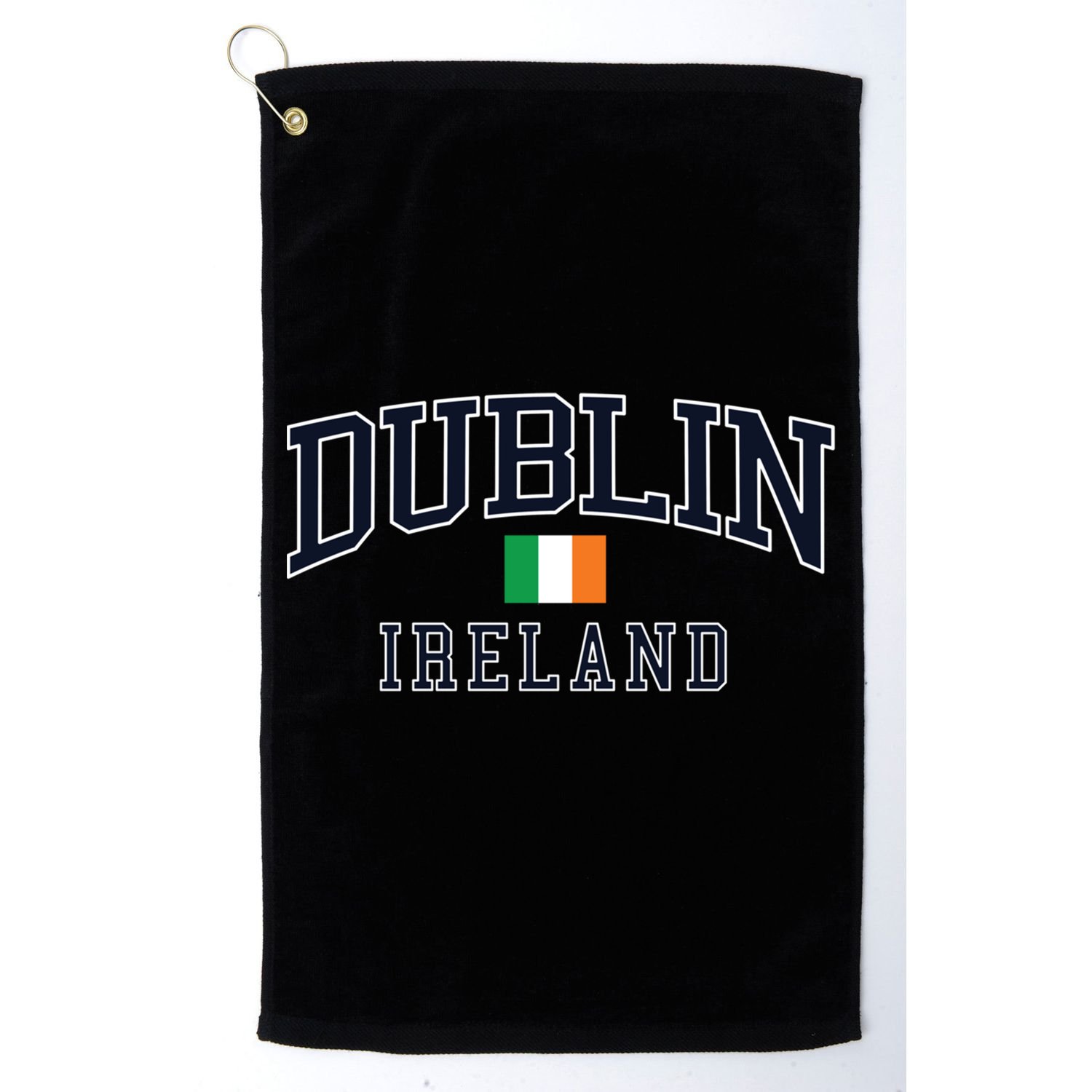 Dublin Ireland Vintage Style Funny Gift Golf Towel