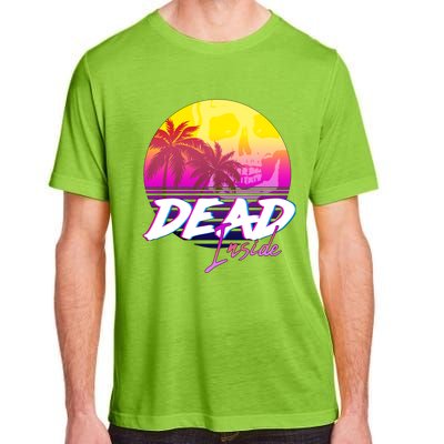 Dead Inside Vaporwave Miami Aesthetic Spooky Mood Adult ChromaSoft Performance T-Shirt