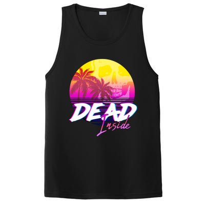 Dead Inside Vaporwave Miami Aesthetic Spooky Mood PosiCharge Competitor Tank