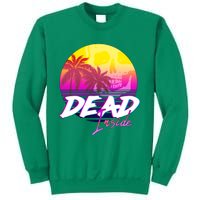 Dead Inside Vaporwave Miami Aesthetic Spooky Mood Sweatshirt