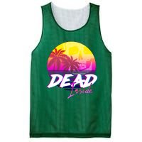 Dead Inside Vaporwave Miami Aesthetic Spooky Mood Mesh Reversible Basketball Jersey Tank