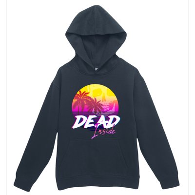 Dead Inside Vaporwave Miami Aesthetic Spooky Mood Urban Pullover Hoodie