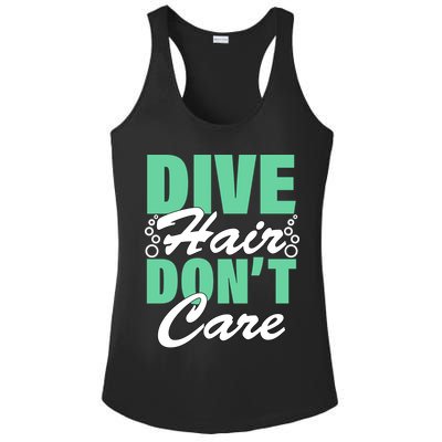 Dive Hair Don't Care Ladies PosiCharge Competitor Racerback Tank