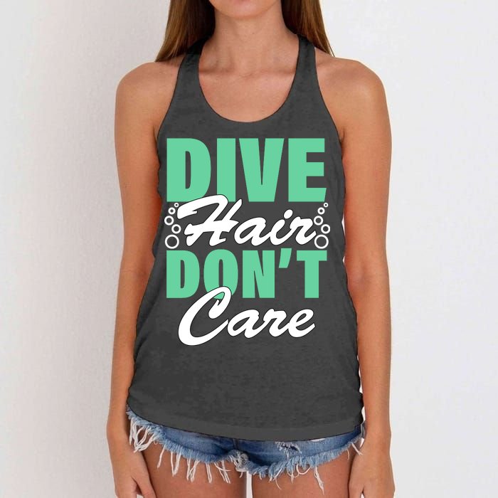 Dive Hair Don't Care Women's Knotted Racerback Tank