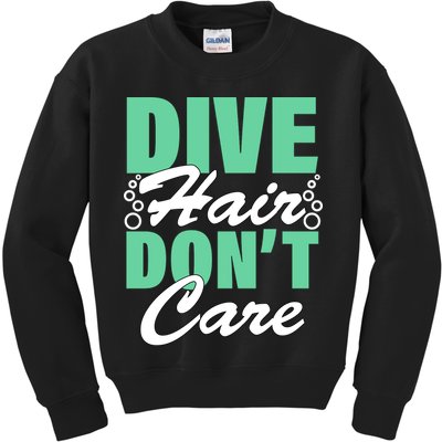Dive Hair Don't Care Kids Sweatshirt