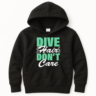 Dive Hair Don't Care Kids Hoodie