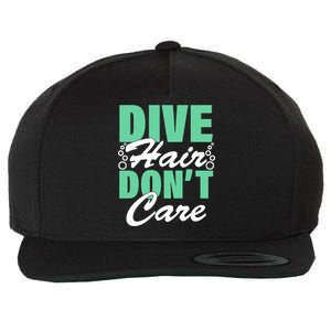 Dive Hair Don't Care Wool Snapback Cap