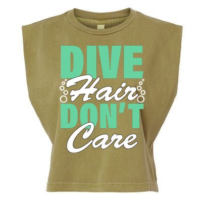 Dive Hair Don't Care Garment-Dyed Women's Muscle Tee