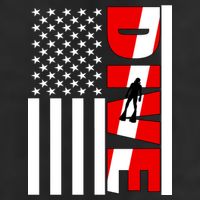 Diver American Flag Cool Comfort Performance Bucket Hat