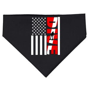 Diver American Flag USA-Made Doggie Bandana