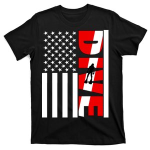 Diver American Flag T-Shirt