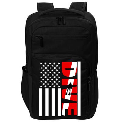Diver American Flag Impact Tech Backpack
