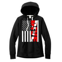 Diver American Flag Women's Fleece Hoodie