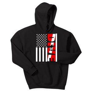 Diver American Flag Kids Hoodie