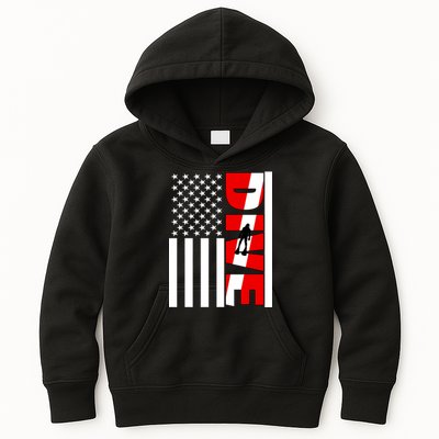 Diver American Flag Kids Hoodie