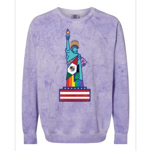 Diverse Statue Of Liberty Colorblast Crewneck Sweatshirt