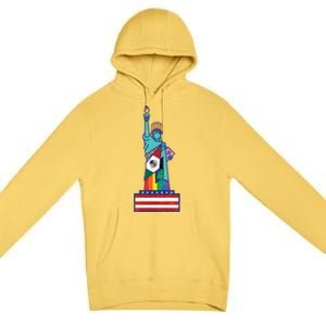 Diverse Statue Of Liberty Premium Pullover Hoodie