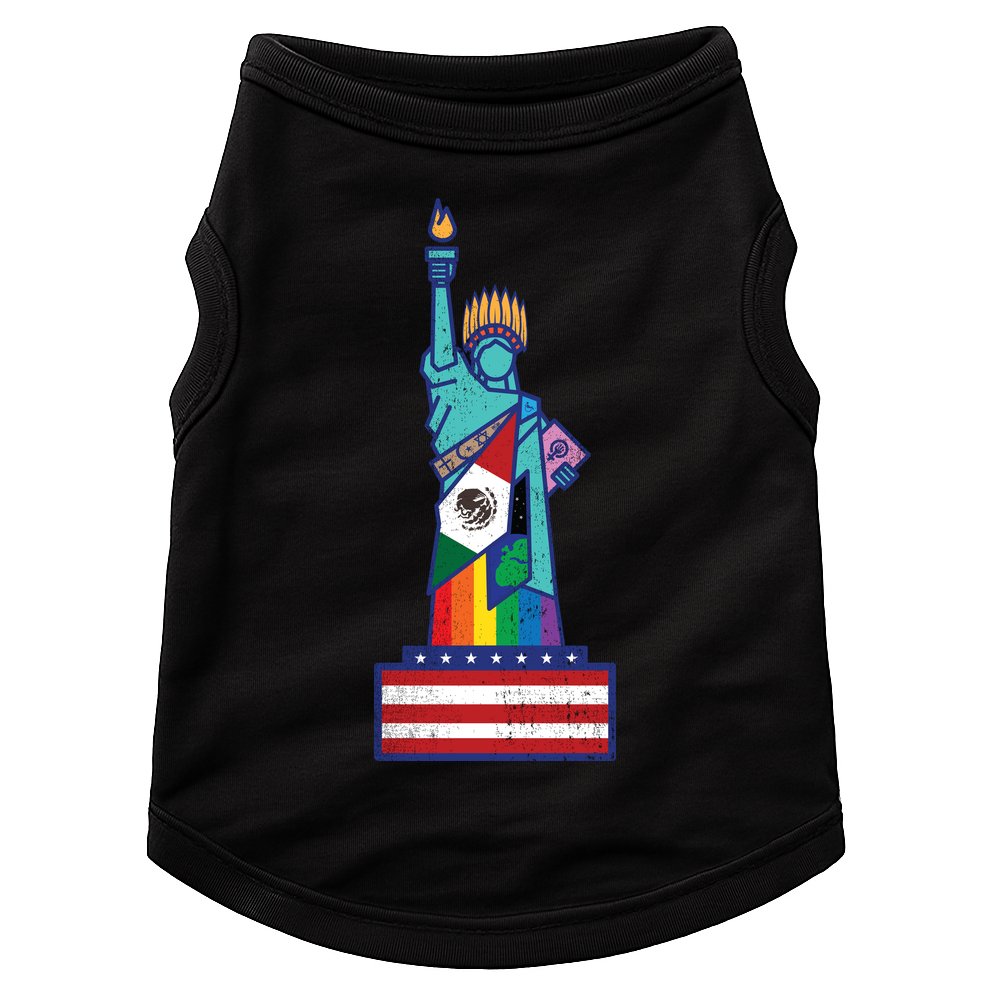 Diverse Statue Of Liberty Doggie Tank