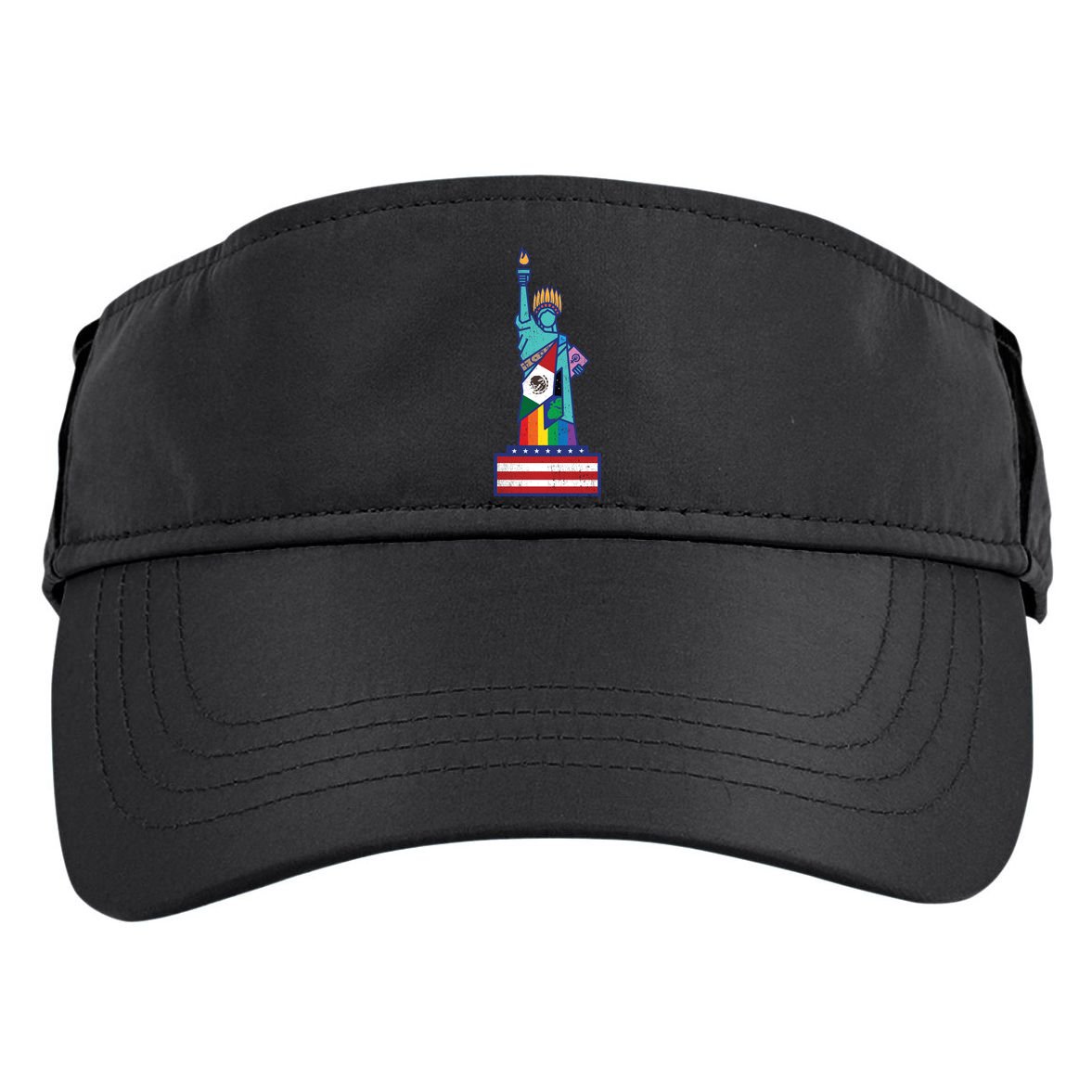Diverse Statue Of Liberty Adult Drive Performance Visor