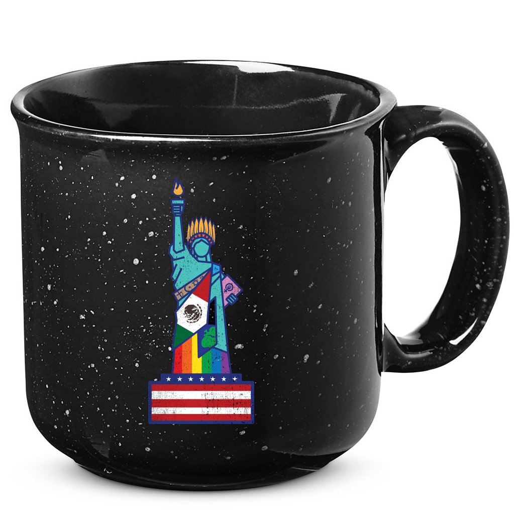 Diverse Statue Of Liberty 15oz Campfire Ceramic Mug