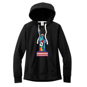 Diverse Statue Of Liberty Women's Fleece Hoodie