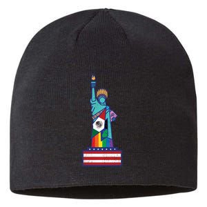 Diverse Statue Of Liberty Sustainable Beanie