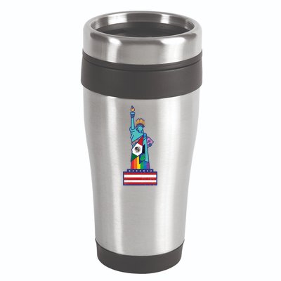 Diverse Statue Of Liberty 16oz Travel Tumbler