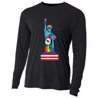 Diverse Statue Of Liberty Cooling Performance Long Sleeve Crew