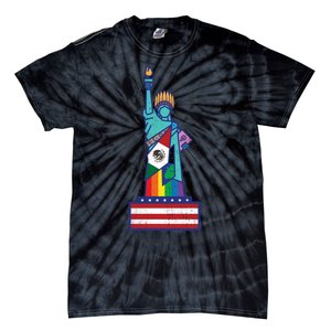 Diverse Statue Of Liberty Tie-Dye T-Shirt