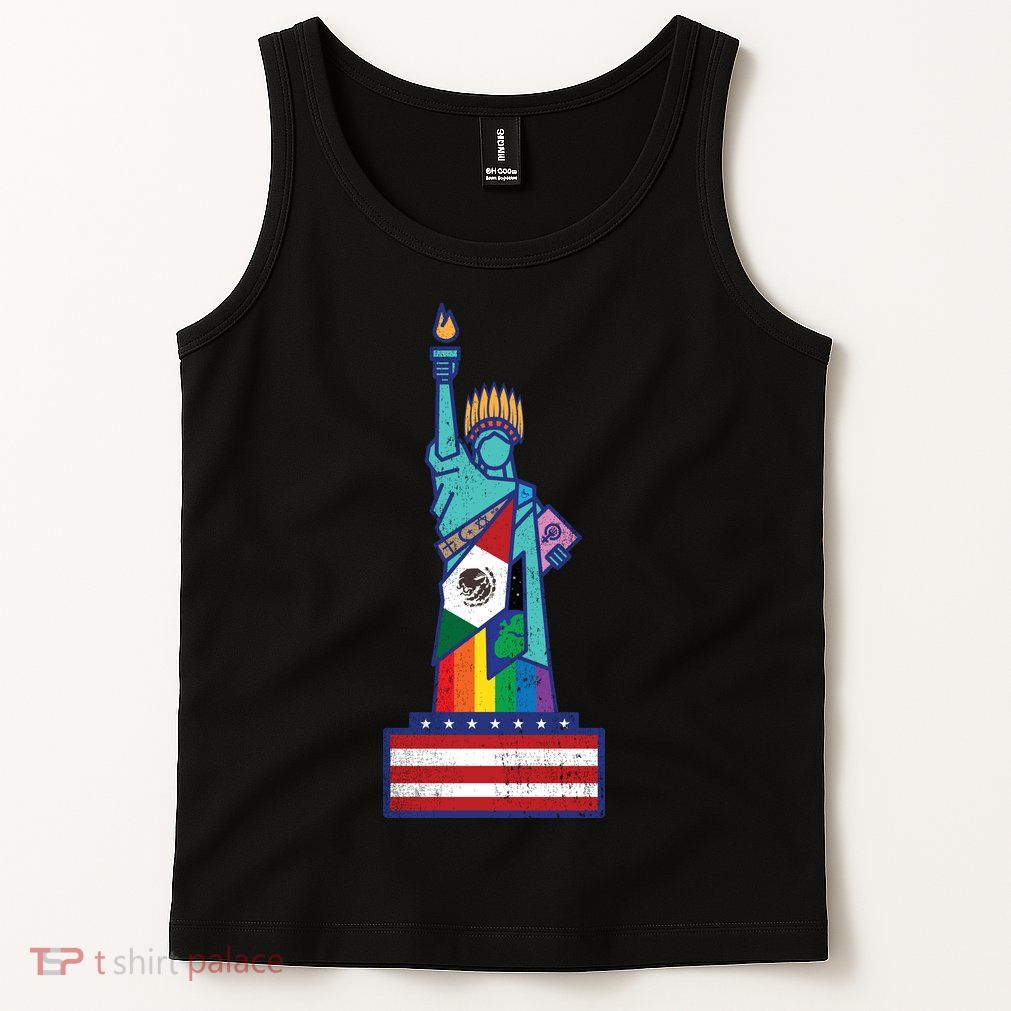 Diverse Statue Of Liberty Tank Top