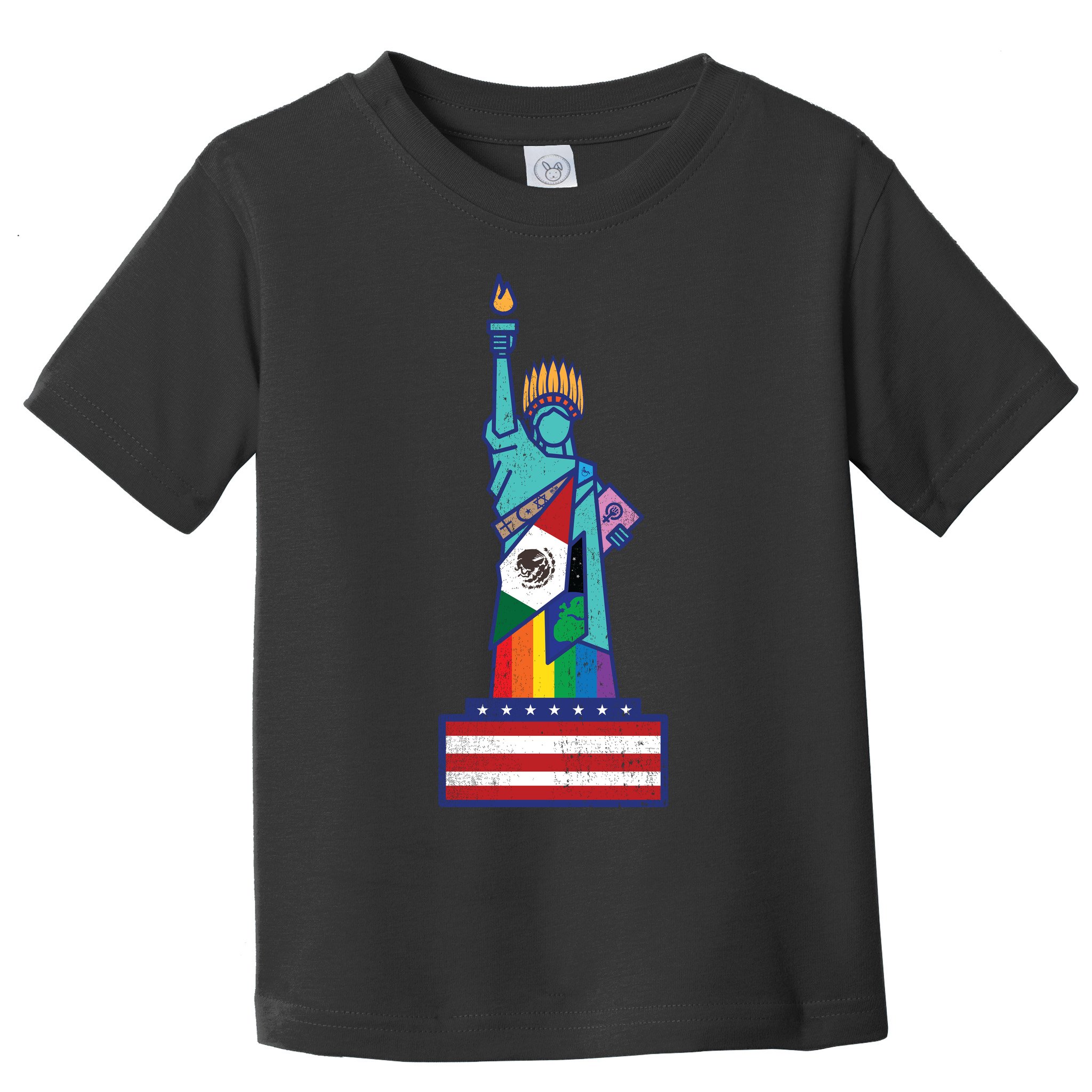 Diverse Statue Of Liberty Toddler T-Shirt