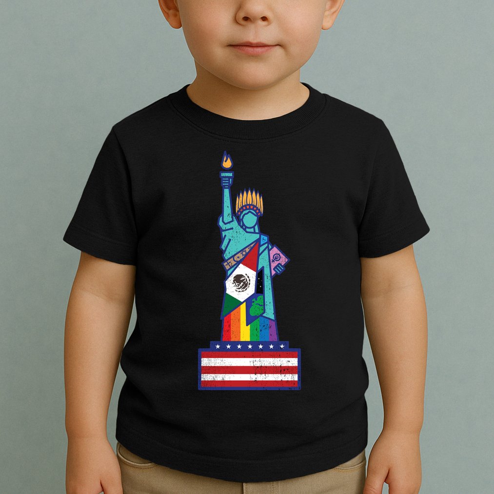 Diverse Statue Of Liberty Toddler T-Shirt