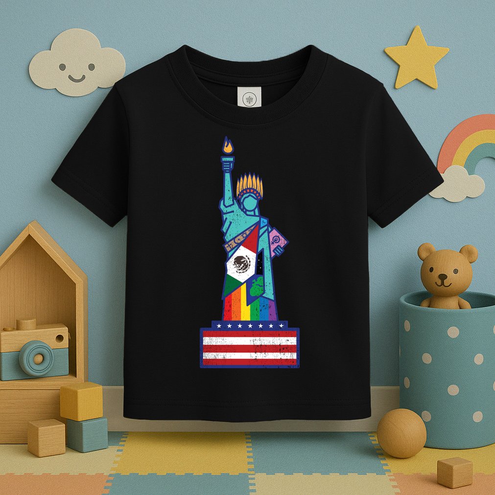 Diverse Statue Of Liberty Toddler T-Shirt