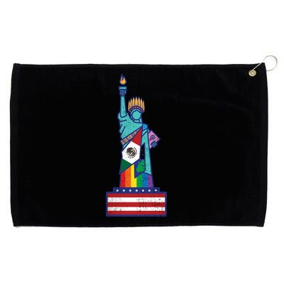 Diverse Statue Of Liberty Grommeted Golf Towel