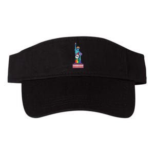 Diverse Statue Of Liberty Valucap Bio-Washed Visor