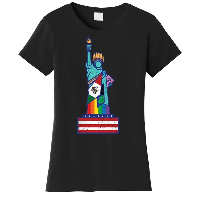 Diverse Statue Of Liberty Women's T-Shirt