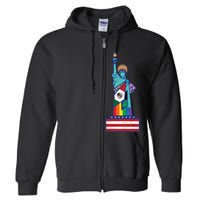 Diverse Statue Of Liberty Full Zip Hoodie